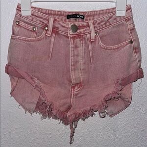 Fashion Nova Distressed Denim Shorts
